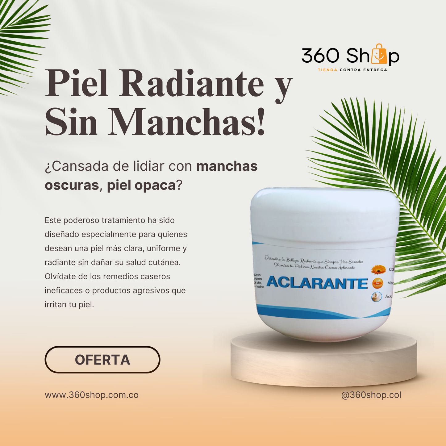 2X1 Crema aclarante LuminGlow®
