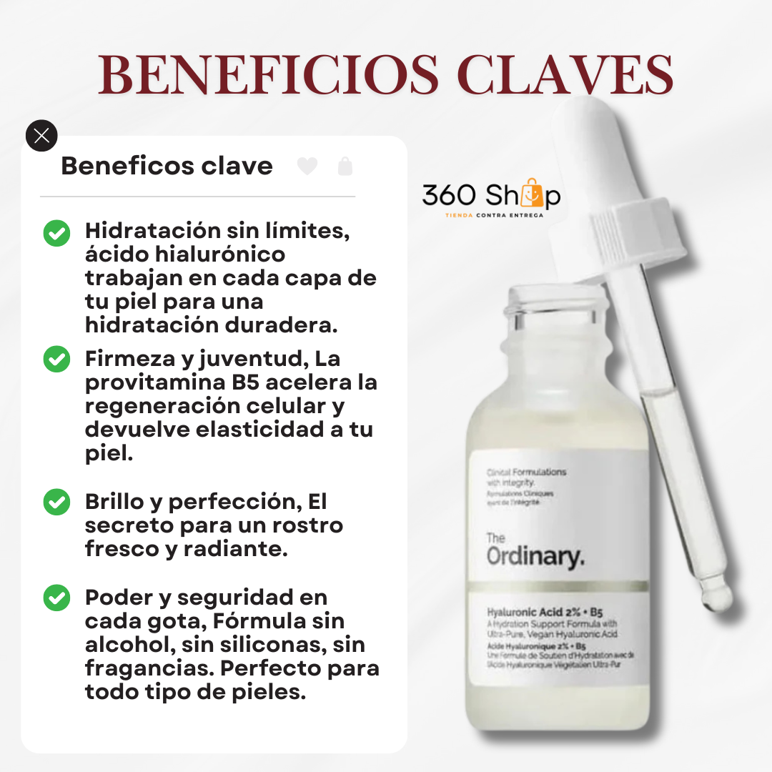 The ordinary acido hyaluronico